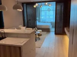 Beachfront studio holiday home