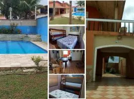 Paraíso Beira Mar, Casa Temporada Itanhaém, 30m Praia, Vista Mar, Piscina, Hidro, Wi-Fi 500 mb, Snooker, Churrasqueira, Garagem Grande, Lazer e Descanso