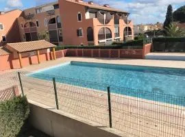 Appartement cosy à Canet-en-Roussillon de 25 m² avec terrasse