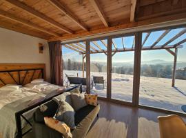 Widokowe Stodoły Bieszczady - domy z panoramą połonin, koča v mestu Lesko