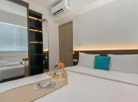 Homey and Modern Look 3BR at Meikarta with Balcon Apartment By Travelio