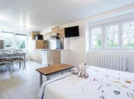 T2 avec jardin 1,2km de la plage