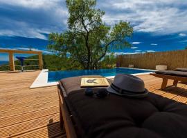 Calming Area Villa with Infinity Pool, villa em Babino Polje