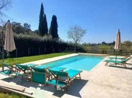 Villa con piscina riscaldata