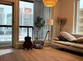 New 42 square feet two bedrooms with sauna for six