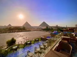 Anubis kingdom pyramids view
