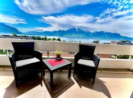 Spacious Apartment amazing View 35, hotel a Montreux