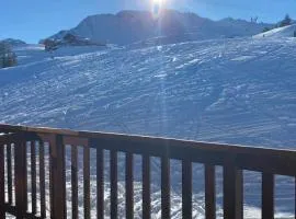 Studio with balcony in Plagne Village