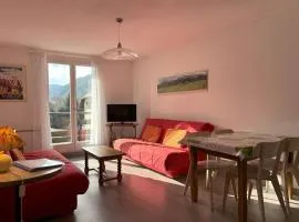 Appartement cosy, balcon sud, 2 chambres, parking gratuit à 10 min du centre et proche ski ! - FR-1-548-4
