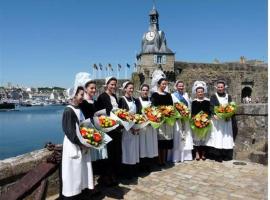 apartement avec jardin, hotel v destinaci Concarneau
