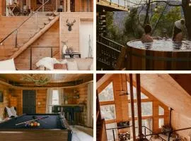 Award-winning Aframe Chalet Cedar Hottub Views