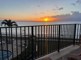 Whale Watching from the Lanai - Oceanfront Condo in West Maui, condo in Lahaina
