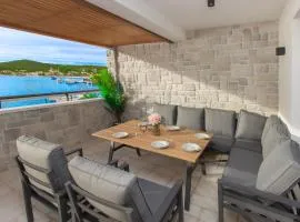 Seafront Villa Kupinica with heated Pool