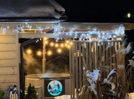 Bieszczady Beztroska Chata, accommodatie met onsen in Mchawa