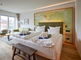 Hotel Villa D&uuml;ne, acomoda&ccedil;&atilde;o em Borkum