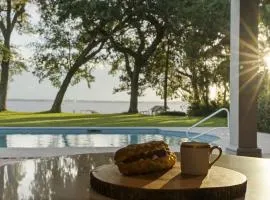 Three Oaks Manor Pool Riverfront Weddings-Events