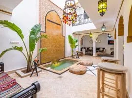 Riad el hana en centre ville rooftop et bassin