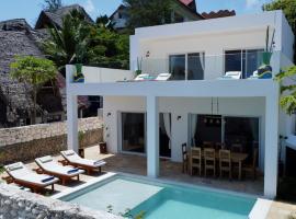 Beachfront Alma Villa with Private Pool ZanzibarHouses, hotel v mestu Kiwengwa