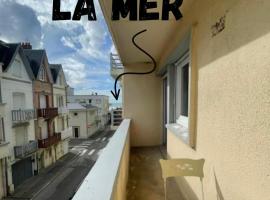 MARIE - Appartement 6 pers avec Balcon Vue lat&eacute;rale mer &agrave; Berck