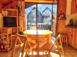 Studio chaleureux à Thollon-les-Mémises - 20 m² avec vue