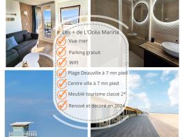 Ocea Marina appartement vue mer refait à neuf avec parking privatif, hotel in Deauville