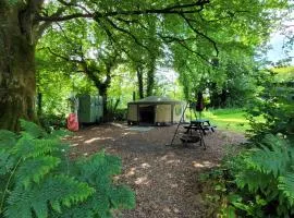Cosy Glamping Yurt with log burner on our smallholding, ideal family getaway or romantic retreat