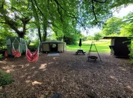 Cosy Glamping Yurt with log burner on our smallholding, ideal family getaway or romantic retreat