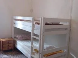 White Bunk Bed in dorm 5' from metro