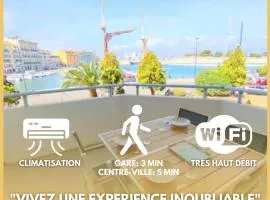 Charmant T2 neuf climatisé, vue sur les quais