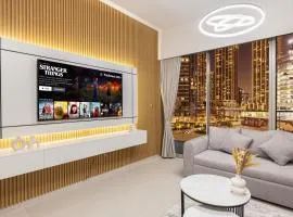 EMAAR GRANDE - Elegant 1 Bedroom Apartment - Infinity Pool - 1min to Dubai Mall and Burj Khalifa