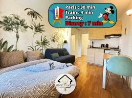 Botanique Disney 10min Gare 2min Paris 30min
