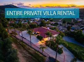 Entire Private 5-BR 3-Acres Estate, 3000 sqft, near Winery in Fallbrook, Available Now