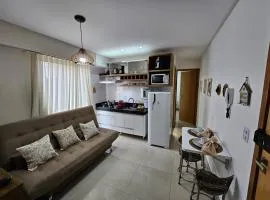 Lindo Flat 206 2qts a uma esquina do Flamboyant Shopping