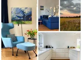 Nordsee im Blick - Kamin & Privat-Garten - Design-Haus Heverstrom