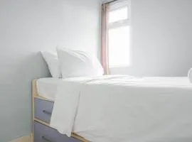 Nice and Cozy Living 2BR at Green Pramuka City Apartment By Travelio