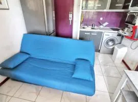 Appartement cosy à Gruissan, piscine partagée, 25 m²