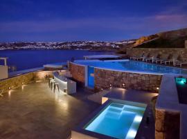 Villa Sapphire 6bed with Pool and Hot Tub in Ornos, ξενοδοχείο στον Ορνό