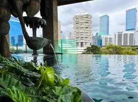 Apt Sudirman Suite 3BR With Infinity Pool & Netflix by Damaresa