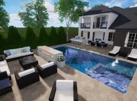 5br 4ba Near DFW LOVE with Pool, Hot Tub, Game Room, Outdoor Kitchen