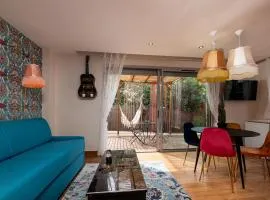 Studio Terrasse La Roulotte du Tzigane Mandara Beach Antibes Juan-les-Pins
