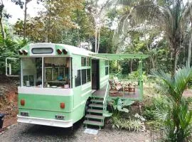 Jungle Bus, 5 min drive to PlayaLinda, 15 to Dominical, Wifi Starlink