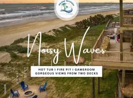 Noisywaves - Beachfront Paradise with Hot Tub, Yard, and Game Room