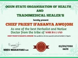 The most spiritual powerful herbalist in Nigeria