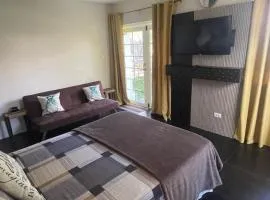 Scarlett Studios 1 -US Embassy Appt 7 mins drive- Lloyd Erskine Sandiford Centre and Ross uni 5 mins drive - Only the 1 night package includes Airport and US Embassy roundtrip