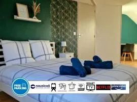 Spacieuce maison proche de Nausicaa, gare et remparts, 3 chambres, Free Parking, Netflix, Primes Video, Free Wifi