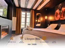 L'Empire Bleu - Séjour à deux au centre de Troyes – Élégant studio avec cuisine équipée et atmosphère cocooning