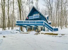 Hike, Golf and Explore Cabin with Deck in Bellaire!