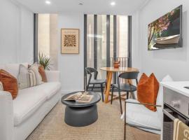 The Courtenay Chic Retreat 1BR Apartment, hotel com piscina em Wellington