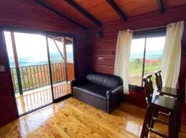 Cabaña Con Hermosa vista y ambiente de campo