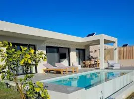 Villa Chara 2 bedrooms, private pool sea & mountain view, pets welcomed